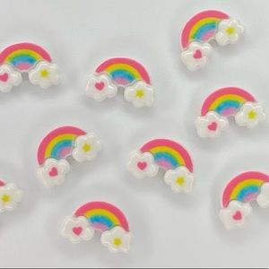 Rainbow Kawaii Charms